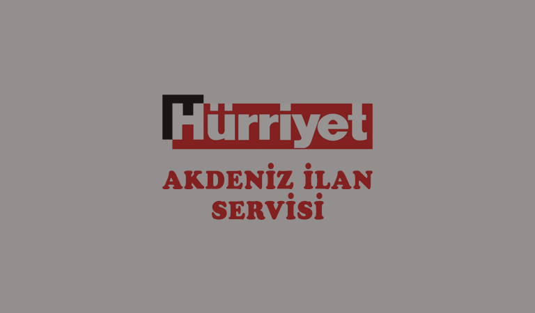 Hürriyet Akdeniz İlan Servisi